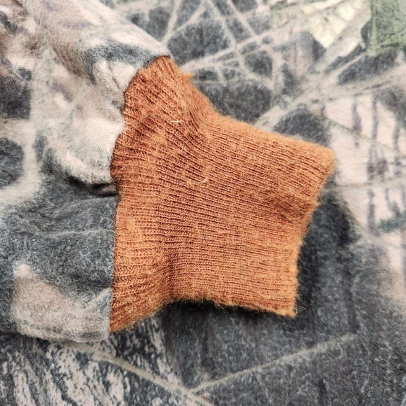 Vintage Mossy Oak Camo Jacket 2XL Breakup Full Zip Bomber Hunting Pockets USA - Picture 7 of 12